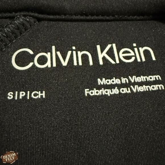 Calvin Klein Black Zip Hoodie S | Quick-Dry Stretch Activewear Jacket NEW/NWT!! - Picture 10 of 12